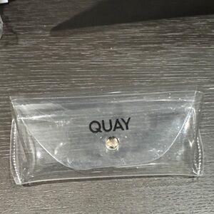 Quay Australia Clear Sunglasses Case